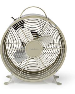Nedis Retro Bureauventilator Grijs – 25 cm | 20 W