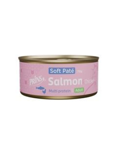 Prins Soft Paté Zalm & Kip – 24 x 70 g Kattenvoer