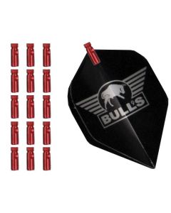 Bull's Vliegtuigbeschermers Aluminium Rood 5 Pak