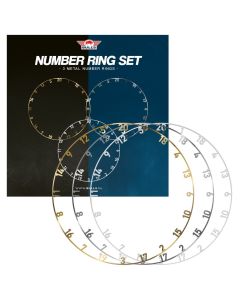 Bull's Metal Number Ring Set | 3pcs