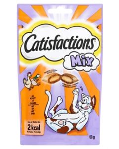 Catisfactions Mix Kip & Eend | 60 gram Kattensnoepjes