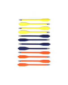 Man Kung 6,5 inch colored plastic crossbow bolts 12-pack (Ø6