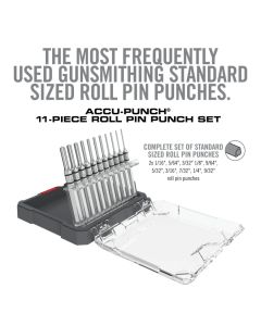 Real Avid Accu-Punch Roll Pin Punch Set, 11-Piece