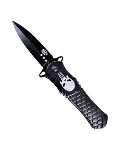 SCK Spring Assisted Folding Knife Skull