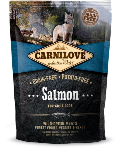Carnilove Salmon Adult – 1,5 kg | Graanvrije Hondenbrokken met Zalm voor Volwassen Honden