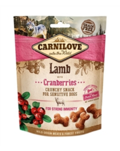Carnilove Crunchy Snack Lam & Cranberries – 200 g | Graanvrije Hondensnack voor Gezonde Spijsvertering