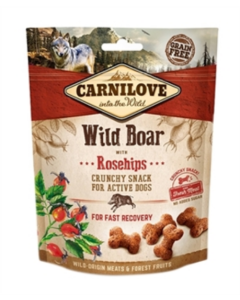 Carnilove Crunchy Snack Everzwijn & Rozenbottel – 200 g | Graanvrije Hondensnack voor Sterke Immuunweerstand