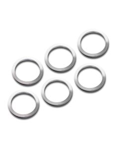 Shot Lock Rings Set Silver