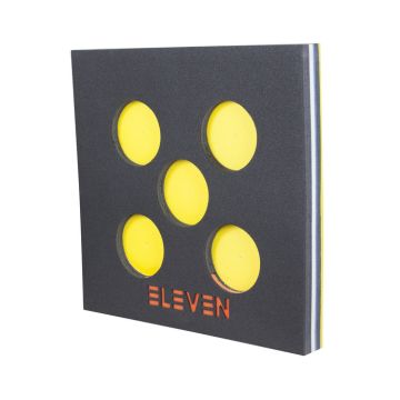 Eleven Target Foam Archery Tag 80 x 80 x 7cm 5 Drillings 18cm