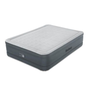 Bestway luchtbed tough guard fortech wave beam snugable queen