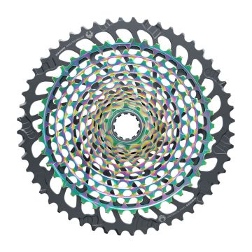 Sram cassette XG1299 XD 12V |10-52T regenboog