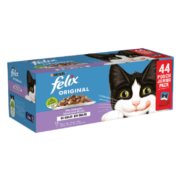 Felix Pouch Original in Gelei Mix Box – 44x85g