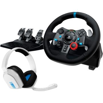 Logitech - G29 Driving Force PS3/PS4/PS5 + Astro A10 Headset