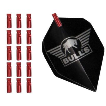 Bull's Vliegtuigbeschermers Aluminium Rood 5 Pak