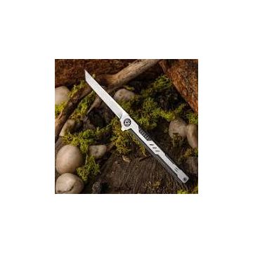 Patriot Tactical - Gentlemen's Knife - Slim Jim Silver-Black