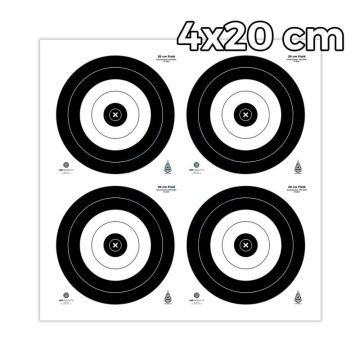 JVD Products Target Face IFAA Field 4x20 cm