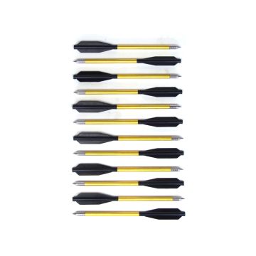 Man Kung 6,5 inch aluminium crossbow bolts 12-pack (Ø6mm)