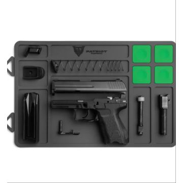 Patriot Tactical Pistol Cleaning Mat – Slim, Praktisch & Bet