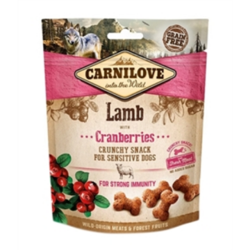 Carnilove Crunchy Snack Lam & Cranberries – 200 g | Graanvrije Hondensnack voor Gezonde Spijsvertering