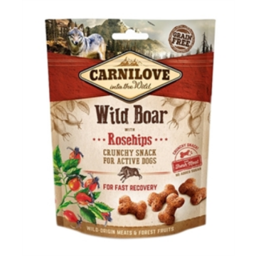 Carnilove Crunchy Snack Everzwijn & Rozenbottel – 200 g | Graanvrije Hondensnack voor Sterke Immuunweerstand