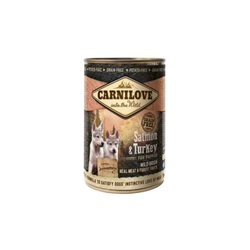 Carnilove Hondenvoer Blik Puppy – Zalm & Kalkoen – 6 x 400g