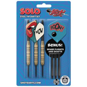 Shot Value Range Solo Steeltip Darts Set 18 gram